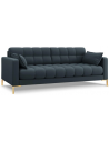 Mamaia 3-personers sofa i polyester B177 x D92 cm - Guld/Blå