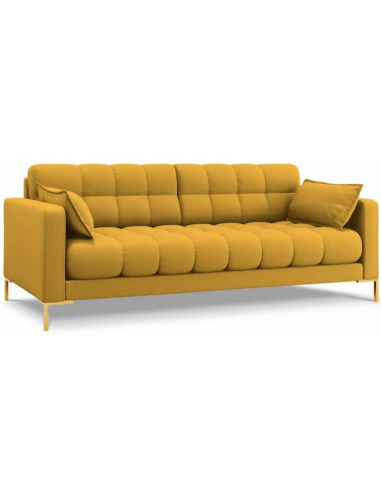 Mamaia 3-personers sofa i polyester B177 x D92 cm – Guld/Gul