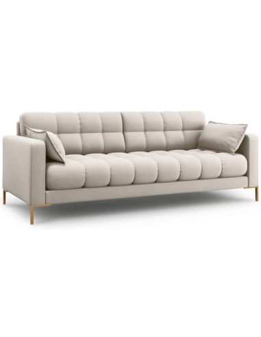 Mamaia 3-personers sofa i polyester B177 x D92 cm – Guld/Beige