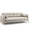 Mamaia 3-personers sofa i polyester B177 x D92 cm - Guld/Beige