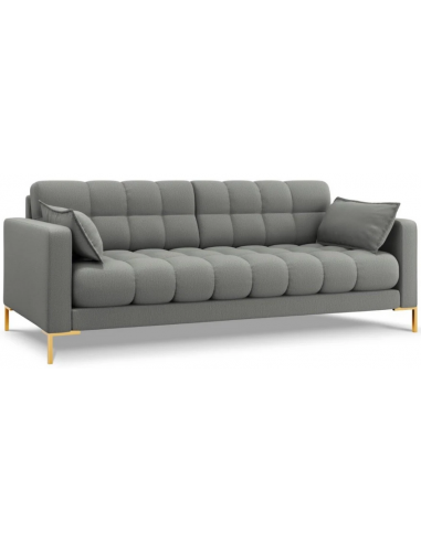 Mamaia 3-personers sofa i polyester B177 x D92 cm – Guld/Grå