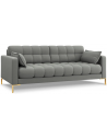 Mamaia 3-personers sofa i polyester B177 x D92 cm - Guld/Grå