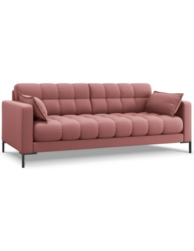 Mamaia 3-personers sofa i polyester B177 x D92 cm – Sort/Pink