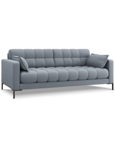 Se Mamaia 3-personers sofa i polyester B177 x D92 cm - Sort/Lyseblå hos Lepong.dk