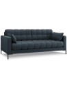 Mamaia 3-personers sofa i polyester B177 x D92 cm - Sort/Blå