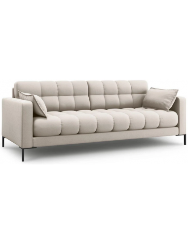 Mamaia 3-personers sofa i polyester B177 x D92 cm – Sort/Beige