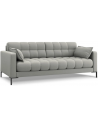 Mamaia 3-personers sofa i polyester B177 x D92 cm - Sort/Lysegrå