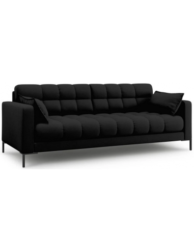 Mamaia 3-personers sofa i polyester B177 x D92 cm – Sort/Sort