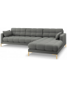 Mamaia højrevendt chaiselong sofa i polyester B293 x D185 cm - Guld/Grå