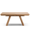 Howard spisebord med udtræk i egetræ og egetræsfinér 180 - 380 x 100 cm - Eg
