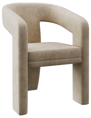 Se Apex spisebordsstol i tekstil H81,5 cm - Beige hos Lepong.dk
