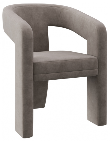 Billede af Apex spisebordsstol i tekstil H81,5 cm - Gråbrun