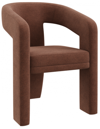 Se Apex spisebordsstol i tekstil H81,5 cm - Rødbrun hos Lepong.dk