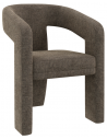 Apex spisebordsstol i tekstil H81,5 cm - Brun