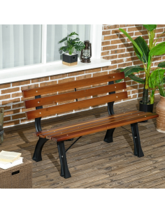 Havebænk i aluminium og... 2