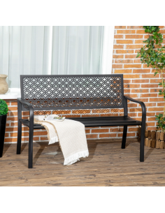 Havebænk i pulverlakeret... 2