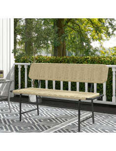 Havebænk i stål og... 2