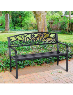 Havebænk i pulverlakeret... 2