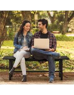 Havebænk i metal og HDPE... 2