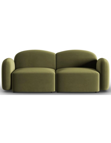 Blair 2-personers sofa i velour B194 x D87 cm – Lysegrøn