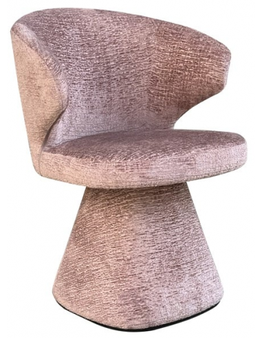Se Gatsbi rotérbar spisebordsstol i polyester H82 cm - Pink hos Lepong.dk