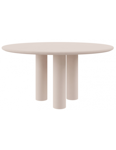 Se Napa spisebord i MDF og kalkfiber Ø150 cm - Perlemor hos Lepong.dk
