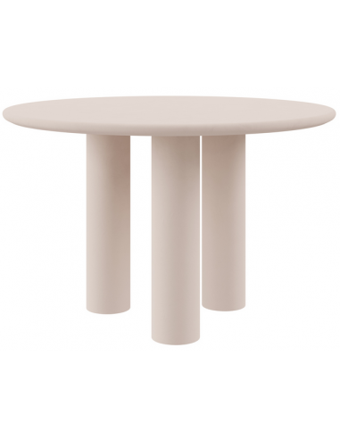 Se Napa spisebord i MDF og kalkfiber Ø120 cm - Perlemor hos Lepong.dk