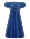 Yahiko sidebord i fiberglas H46 x Ø30 cm - Midnatsblå højglans