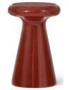 Yahiko sidebord i fiberglas H46 x Ø30 cm - Bordeaux højglans