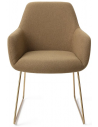 Hiroo spisebordsstol H84 cm polyester - Guld/Taupe