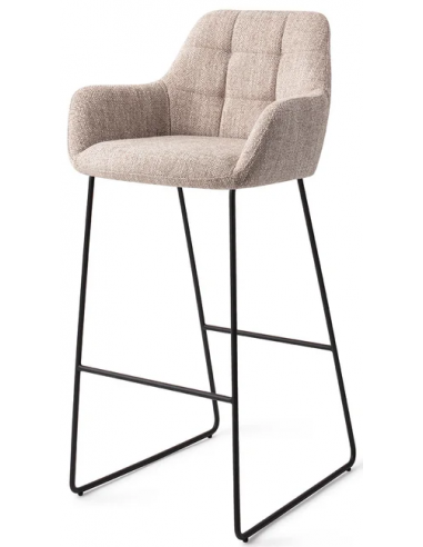 Billede af Noto barstol i polyester H99 cm - Sort/Beige