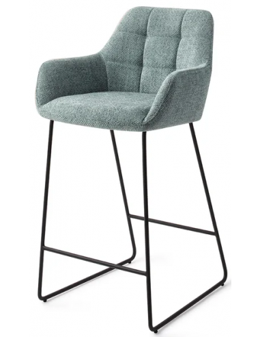 Billede af Noto barstol i polyester H89 cm - Sort/Teal