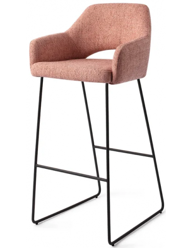 Billede af Yanai barstol i polyester H100 cm - Sort/Pink