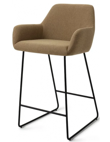 Billede af Hiroo barstol i polyester H92 cm - Sort/Greige