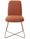 Taiwa spisebordsstol H85 cm polyester - Rødguld/Terracotta