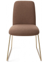 Taiwa spisebordsstol H85 cm polyester - Guld/Brun
