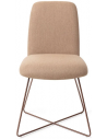 Taiwa spisebordsstol H85 cm polyester - Rødguld/Beige