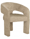 Belle spisebordsstol i polyester H79 cm - Sand