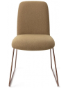 Taiwa spisebordsstol H85 cm polyester - Rødguld/Greige