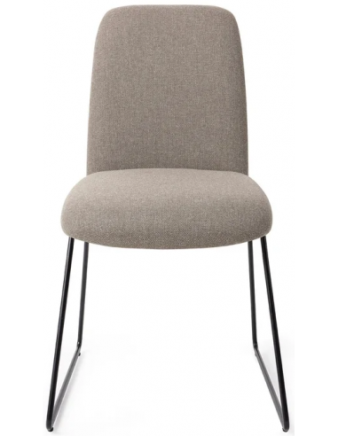 Se Taiwa spisebordsstol H85 cm polyester - Sort/Tågegrå hos Lepong.dk