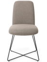 Taiwa spisebordsstol H85 cm polyester - Sort/Tågegrå