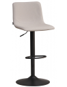 Eva barstol i metal og genanvendt polyester H89 - 110 cm - Sort/Grå