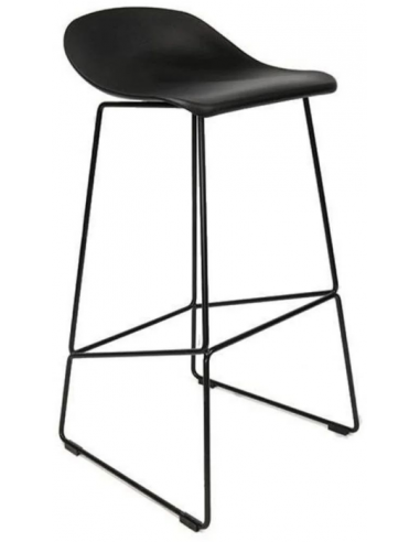 Se Erica barstol i metal og polypropylen H89 cm - Sort hos Lepong.dk