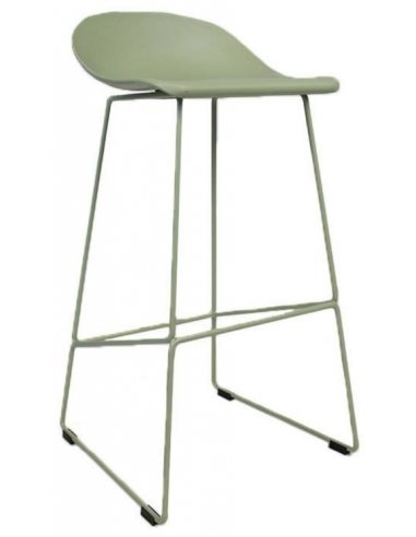 Billede af Erica barstol i metal og polypropylen H89 cm - Grøn