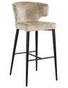Taylor barstol i metal og polyester H103 cm - Sort/Sand
