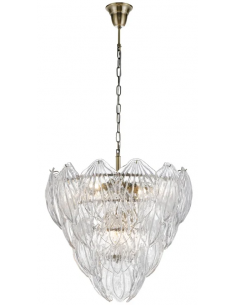 Clay Lysekrone i stål og...