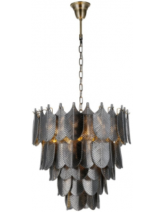 Divine Lysekrone i stål og...