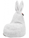 Rabbit sækkestol til børn i fluffy polyester H115 cm - Lys creme