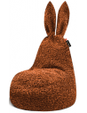 Rabbit sækkestol til børn i fluffy polyester H115 cm - Brun