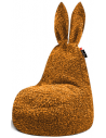 Rabbit sækkestol til børn i fluffy polyester H115 cm - Lysebrun